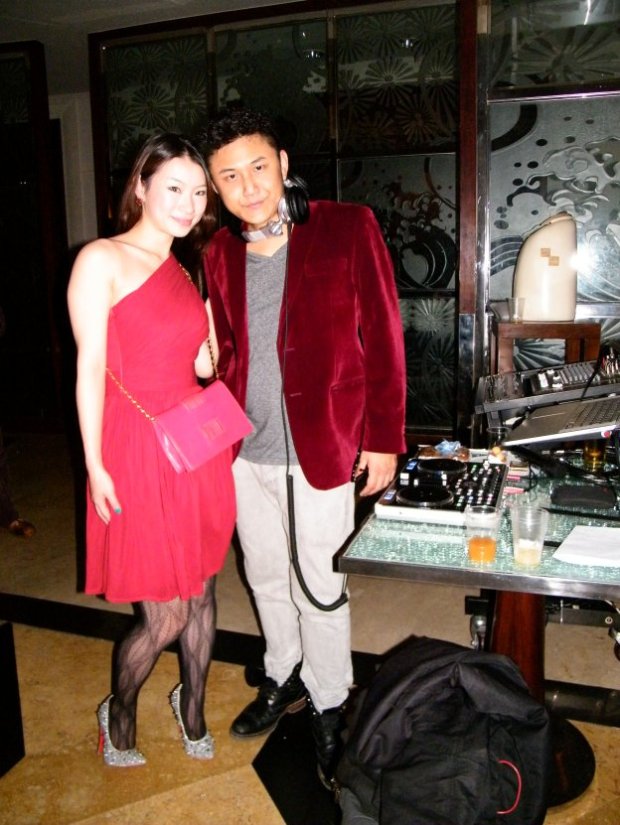 DJ Laoban and girlfriend.