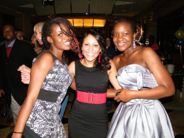 Africa united! (left to right) Nyasha (Zimbabwe), Lezil (South Africa) and Brenda (Uganda).